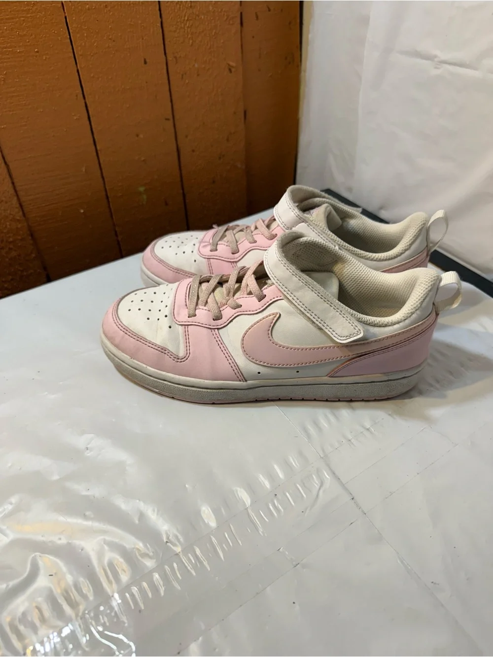 Nike Court Borough Low Recraft girls sneakers size 3Y